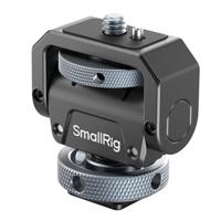 SMALLRIG Camera Monitor Mount Lite met Cold Shoe, 360° Draaibaar en 180° Kantelbaar. Houder voor Veldmonitor, LED, Flitser en Video-Opnameaccessoires. Maximale Belastbaarheid bij 90°: 3,2 kg - 3809B