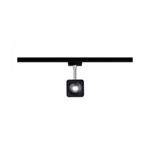 Paulmann Cube 230V-railsysteem lamp URail LED vast ingebouwd 8 W LED Zwart (mat), Chroom