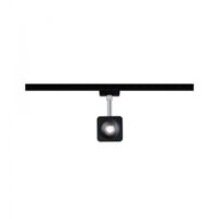 Paulmann Cube 230V-railsysteem lamp URail LED vast ingebouwd 8 W LED Zwart (mat), Chroom - thumbnail