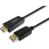 Equip 119392 video kabel adapter 5 m DisplayPort HDMI Zwart - thumbnail