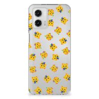 TPU bumper voor Motorola Moto G73 Katten Emojis