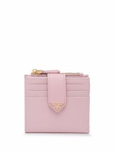 Prada portefeuille en cuir Saffiano - Rose