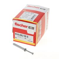 Fischer 50356 schroefanker & muurplug 50 stuk(s) Schroef- & muurplugset 60 mm