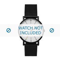 Horlogeband Skagen SKW6376 Mesh/Milanees Zwart 20mm - thumbnail