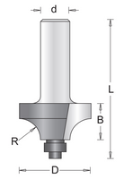 Hikoki Accessoires 6 Mm Afrondfrees (Duivejager) Met Onderlager 22.2X49X4.8 - 754021 - thumbnail