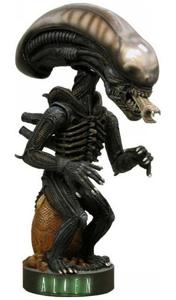 Alien Head Knocker Bobble-Head Alien Warrior 18 Cm