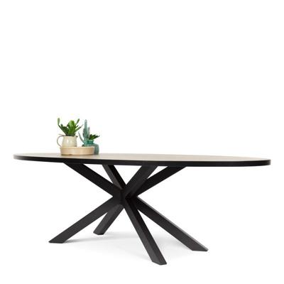 Eettafel (200x102cm) Arcade - Lamulux Mokka