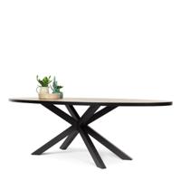 Eettafel (200x102cm) Arcade - Lamulux Mokka