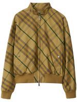 Burberry veste bomber à carreaux - Jaune - thumbnail