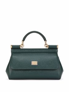 Dolce & Gabbana petit sac à main Sicily en cuir - Vert