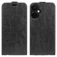 OnePlus Nord CE 3 Lite/N30 Verticale Flip Case met Kaarthouder - Zwart - thumbnail