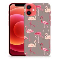 iPhone 12 Mini TPU Hoesje Flamingo - thumbnail