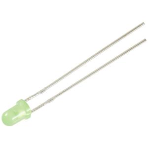 TRU COMPONENTS Bedrade LED Groen Rond 3 mm 1560 mcd 30 ° 12 mA 5 V