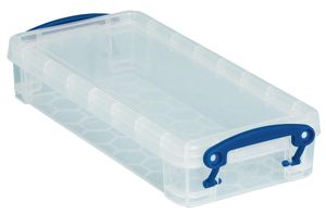 Really Useful Box pennenbakje 0,55 liter, transparant