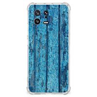 Xiaomi 13 Stevig Telefoonhoesje Wood Blue - thumbnail