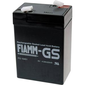 Fiamm PB-6-4,5 Loodaccu 6 V 4.5 Ah Loodvlies (AGM) (b x h x d) 70 x 106 x 47 mm Kabelschoen 4.8 mm Onderhoudsvrij, Geringe zelfontlading