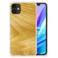 Apple iPhone 11 Stevig Telefoonhoesje Licht Hout