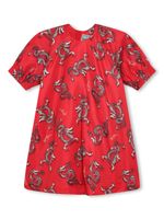 Kenzo Kids robe à imprimé graphique - Rouge