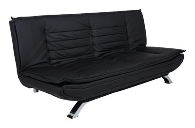 Bendt Slaapbank Oliver PU-leder - zwart Bendt Slaapbank Oliver PU-leder - zwart