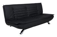 Bendt Slaapbank Oliver PU-leder - zwart