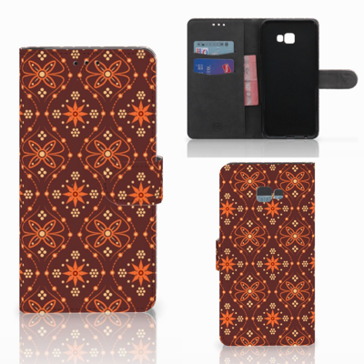 Samsung Galaxy J4 Plus (2018) Telefoon Hoesje Batik Brown Samsung Galaxy J4 Plus (2018) Telefoon Hoesje Batik Brown