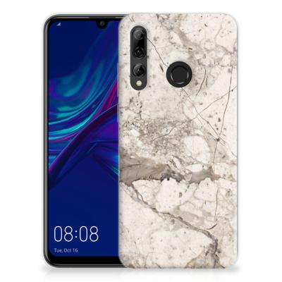 Huawei P Smart Plus (2019) TPU Siliconen Hoesje Marmer Beige