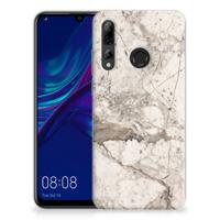 Huawei P Smart Plus (2019) TPU Siliconen Hoesje Marmer Beige