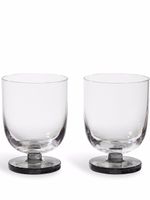 Tom Dixon lot de deux verres Puck - Gris - thumbnail