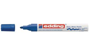 Edding 750 permanente marker Fijne punt Blauw 1 stuk(s)