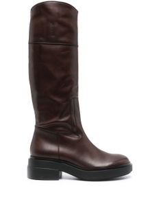 Vic Matie bottes en cuir - Marron