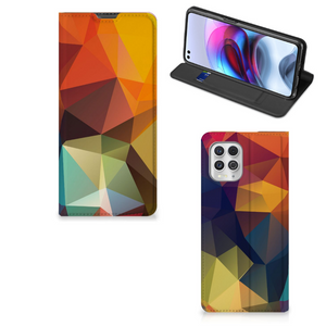 Motorola Moto G100 Stand Case Polygon Color