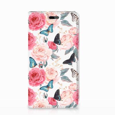 Huawei Y5 | Y6 2017 Smart Cover Butterfly Roses