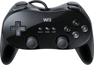 Wii Classic Controller Pro Black