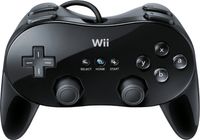 Wii Classic Controller Pro Black - thumbnail