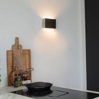 QAZQA Moderne wandlamp staal - Otan