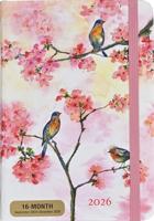 2026 Cherry Blossoms in Spring Weekly Planner (16 Months, Sept 2025 to Dec 2026)