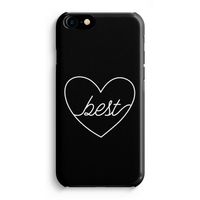 Best heart black: iPhone 8 Volledig Geprint Hoesje