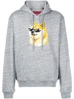 Mostly Heard Rarely Seen 8-Bit hoodie à imprimé Dogcoin - Gris - thumbnail