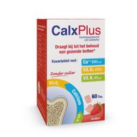 CalxPlus Aardbei 60 Kauwtabletten