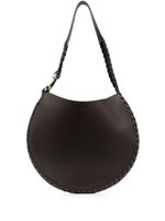 Chloé sac porté épaule Moon en cuir - Marron