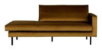 BePureHome Daybed Rodeo Rechts, Velvet - Honey (geel)