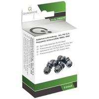 Quadrios 2102CA119 kabelschroefverbinding assortiment PG13.5 PA66 zwart 1 set