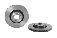 Remschijf COATED DISC LINE BREMBO, Remschijftype: Binnen geventileerd, u.a. für Audi