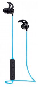 Manhattan 179591 hoofdtelefoon/headset oorhaak, In-ear, Neckband Zwart Bluetooth Micro-USB