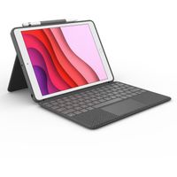 Logitech Combo Touch for iPad (7th generation) tablethoes QWERTY - UK layout