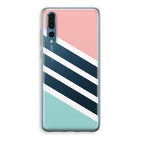 Strepen pastel: Huawei P20 Pro Transparant Hoesje