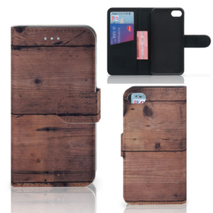 iPhone 7 | 8 | SE (2020) | SE (2022) Book Style Case Old Wood