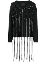 Philipp Plein veste à détails de franges - Noir - thumbnail