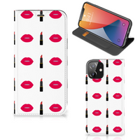 iPhone 12 | iPhone 12 Pro Hoesje met Magneet Lipstick Kiss - thumbnail