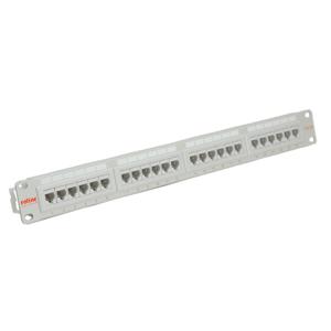 ROLINE Cat.5e (Class D), 19 patchpanel, 24 ports, UTP, grijs